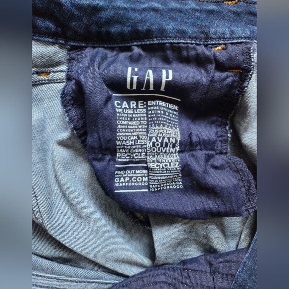 (16) GAP XL Universal Jegging Mid-Rise Jeans size 33 distressed - Picture 7 of 7